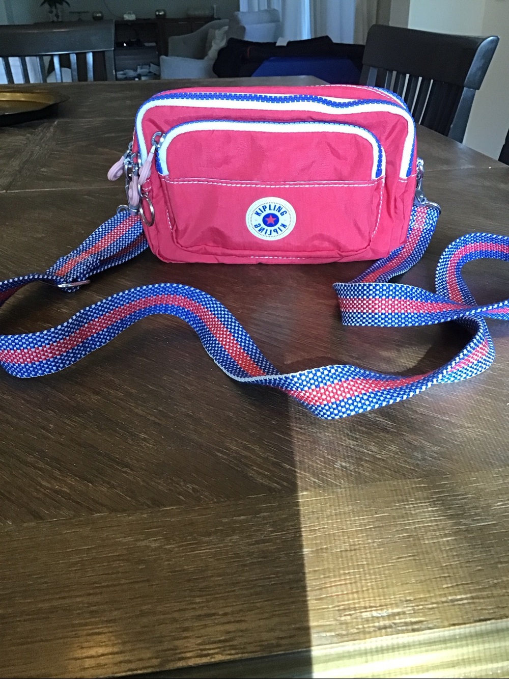 Kipling Hot Pink Crossbody/Waistpack combo.